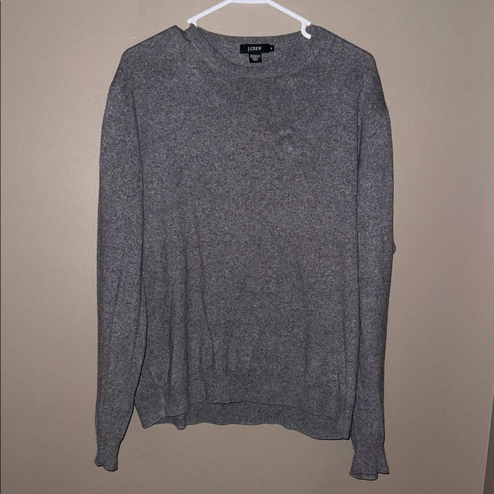 J. Crew Women's Charcoal Crewneck Sweater